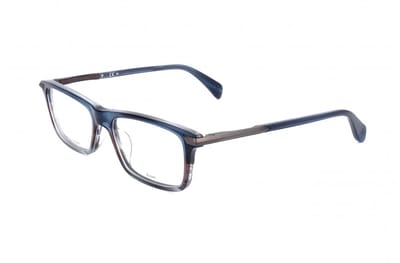 Rag & Bone RNB7050 Blue grey horn 54/17/145 MAN Brilmonturen