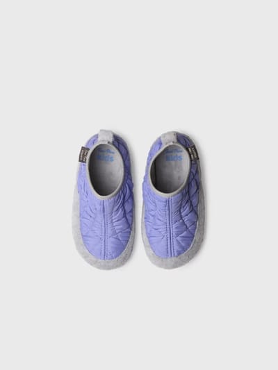 Kinderslippers van vilt en gewatteerde stof | LIOR-UM