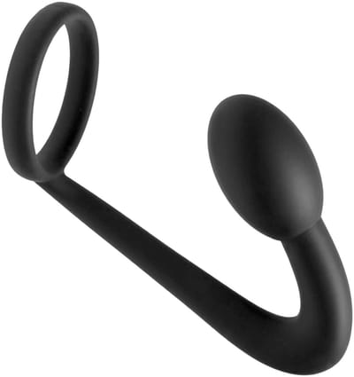 Cupitoys® Cockring - buttplug - Zwart - Sex toys voor vrouwen - Sex toys voor mannen - Buttplugs