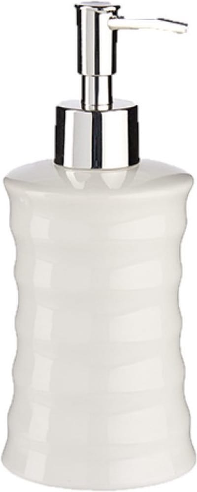 Arte r Zeeppompje - parelwit - keramiek - 18 cm - 260 ml - navulbaar - toilet/badkamer