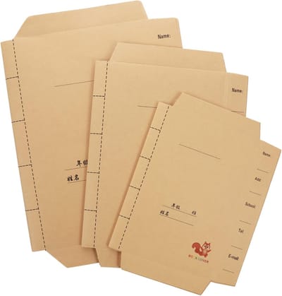 Boekomslagen Set - Boekhoezen Beschermend - Schoolboeken Beschermen - Duurzaam Kraftpapier - A4 Maat - Diverse Kleuren