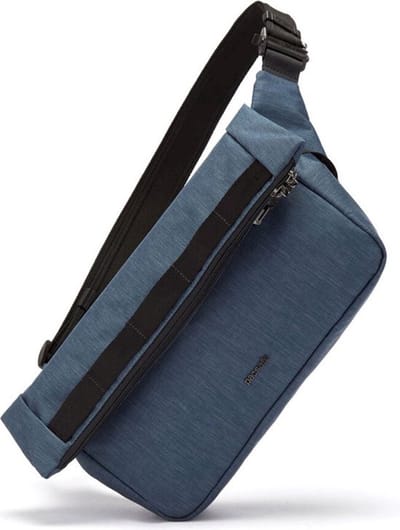 Pacsafe Metrosafe Sling Pack - 10 L - Schoudertas - RFID-beveiligd - Anti-diefstal - Geschikt voor 10-inch tablet - 31 x 37.5 x 10.5 cm - Blauw