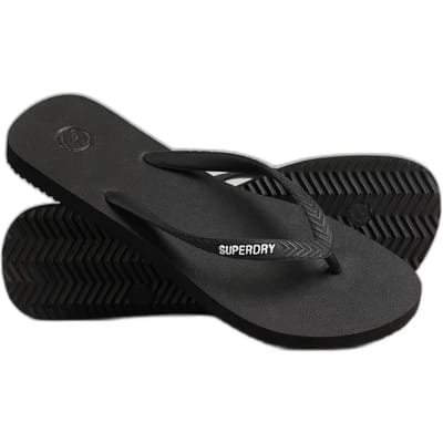 Superdry Vintage Classic Slippers Zwart EU 36-37 Vrouw