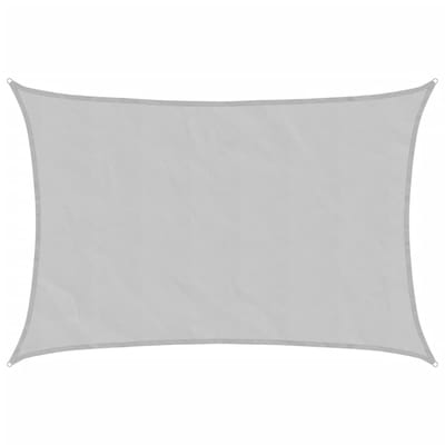 vidaXL - Zonnezeil - 3,5x2,5 - m - 100% - polyester - oxford - lichtgrijs