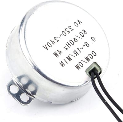 Elektrische Synchronemotor voor Draaitafels - 4W CW/CCW AC 220-240V - Duurzaam en Herbruikbaar - 0.8-1RPM