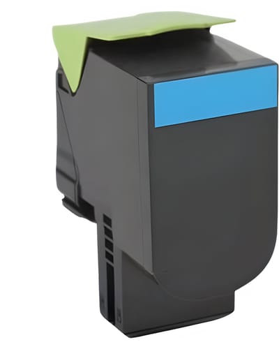 Toner geschikt voor Lexmark 71B2 | 1x Cyaan geschikt voor Lexmark CS317dn - CX517de - CX517de - CX317dn - CX417de - CX317de - CS517dn - CS517de - CS417dn