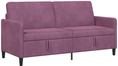 vidaXL - Sofa - met - Opbergruimte - Paars - 172 - x - 78 - x - 87 - cm - Polyester