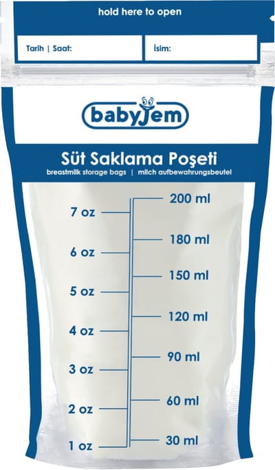 Bewaarzakjes Babyjem Moedermelk 25st