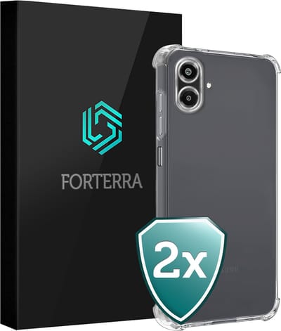 Hoesje 2 Stuks - Geschikt voor Samsung Galaxy A07 - Sterk & Shockproof - Back Cover - Siliconen Case - Telefoon Hoes Shock Proof - Transparant