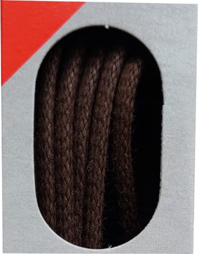 Bob Veter - Donker Bruin - Dun Rond - Wax - Lengte 120 cm - Dikte 2,5 mm - Schoenveter