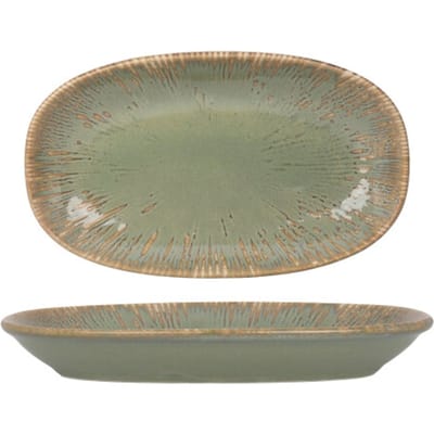 Bonna Serveerschaal - Sage Snell - Porselein - 24x14 cm - set van 2