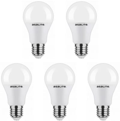 Asalite LED Lamp A60 E27 Fitting - 12W = 75W - 1055 Lumen - 3000K Warm Wit Licht - Niet Dimbaar - 220-240V - Energiezuinig - 5 stuks