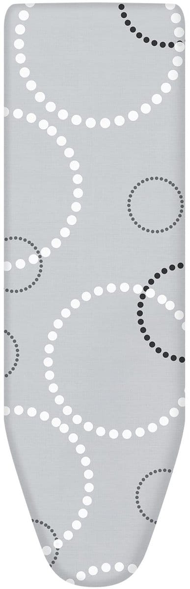 Dailygoods- Strijkplankhoes 148 x 55 cm - Elastisch - Snelle montage - 3 lagen katoen - Geschikt voor strijkplanken 38-45 cm - Goede vulling - Strijkovertrek