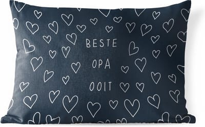 Buitenkussens - Spreuken - Vaderdag Cadeau - Opa - Quote - Beste opa ooit - 60x40 cm - Weerbestendig - Vaderdag cadeautje - Cadeau voor vader en papa