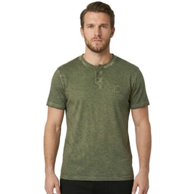 T-shirt Korte Mouw Leone 1947 Man T-Shirt Short Sleeves Old Wash