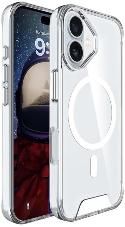 MYWAY, Hoesje geschikt voor iPhone 17 - Clear MagSafe Elegant & Anti-Shock, Transparant