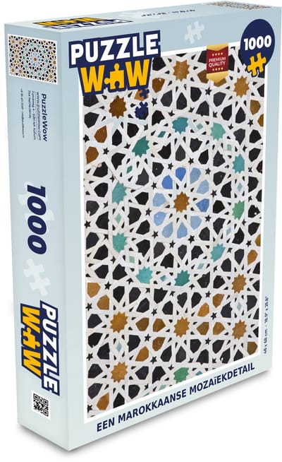 Puzzel Een Marokkaanse Mozaïekdetail - Legpuzzel - Puzzel 1000 stukjes volwassenen