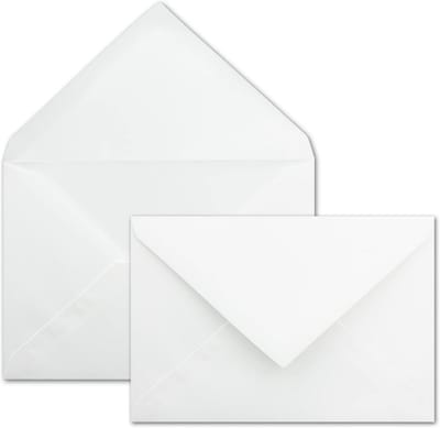 300 Stuks Witte DIN C5 Enveloppen 16,1 x 22,8 cm Met Natte Plaksluiting