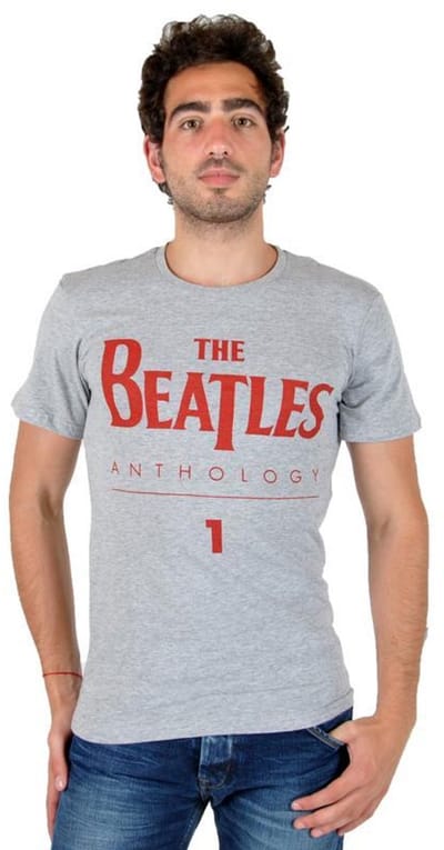 T-shirt met Beatles-logo TS