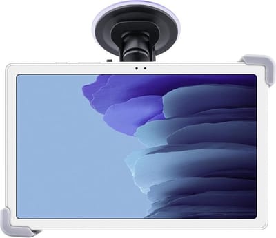 Shop4 - Geschikt voor Samsung Galaxy Tab A7 10.4 (2020) Autohouder Raam Tablet Houder Zwart