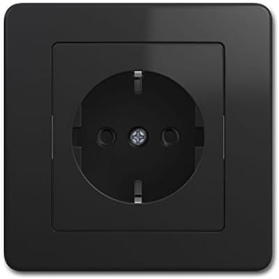 Antraciete Geaarde Contactdoos 250V~/16A UP - Modern en Krasbestendig