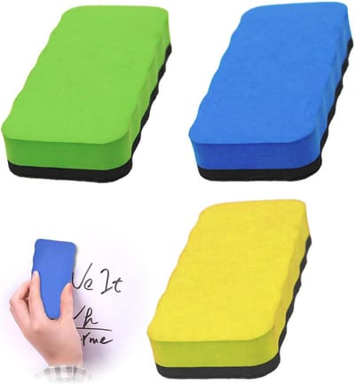 Magnetische Whiteboard-Gums Set van 3 - Compact en Kleurrijk voor Thuis, Kantoor en School
