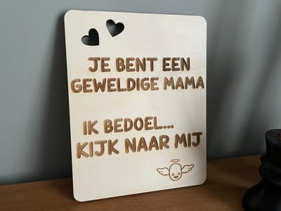 Tekst mama - Cadeau voor mama - Kado - Verjaardag - Moederdag cadeautje - Moederdag geschenk - Valentijn decoratie - Valentijn cadeautje vrouw -Valentijn - Valentijn cadeautje voor haar - Moeder cadeau - Mama cadeau - Moederdag cadeau voor mama