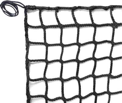 Veiligheidsnet Kinderen - Valbescherming Net - Valpreventie - Knooploos Ontwerp - 1 x 2m - Zwart