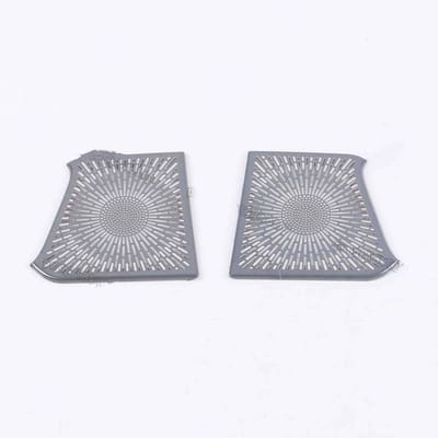 Auto Audioluidsprekers Decoratie - Luidsprekerhoes Trim - Interieur Styling - Duurzaam Materiaal - 1 Set - Zwart
