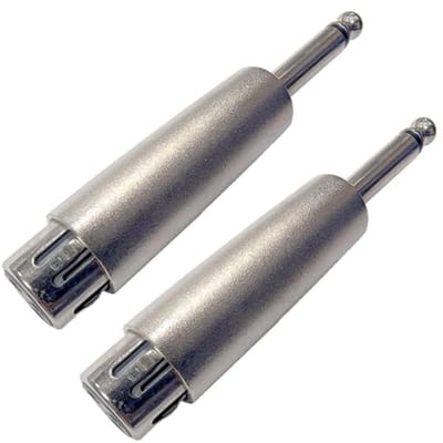 TRS naar XLR Adapter 6.35mm voor Hoofdtelefoon en Geluidsapparatuur