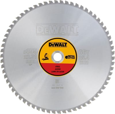 DeWALT Serie - Stalen Cirkelzaagblad - 355mm - 66 Tanden - Precisie en Duurzaamheid