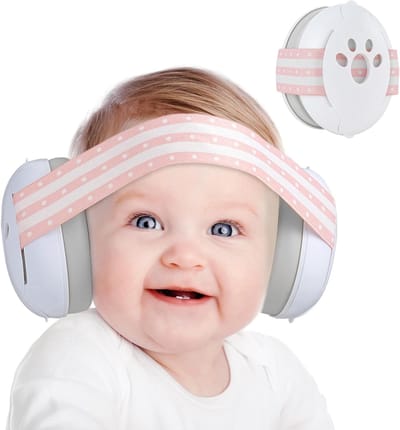 Hoorbescherming voor Baby's en Kinderen, Ideaal voor Slapen en Reizen, CE en ANSI Gecertificeerd, Geluidsisolatie en Comfortabele Pasvorm