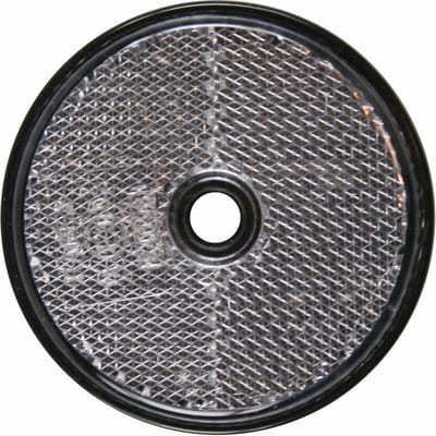Benson Ronde reflector met schroefbevestiging - wit - 60 mm - E4-gekeurd