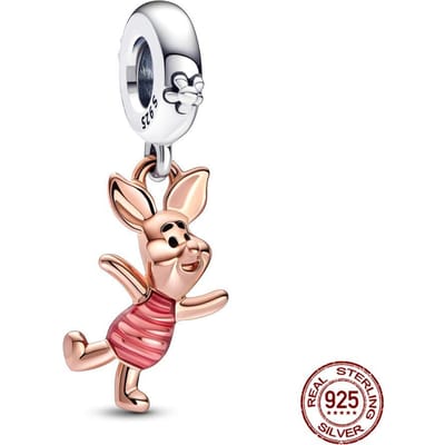 Echt Zilver Dumbo Op De Vlucht Prinses Charms Kralen Fit Pand Armband Doe-Het-Zelf Sieraden Maken Cadeau Voor Vrouwen white