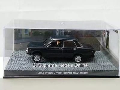 JAMES BOND LADA 2105 LIVING DAYLIGHTS TIMOTHY DALTON CAR 1/43