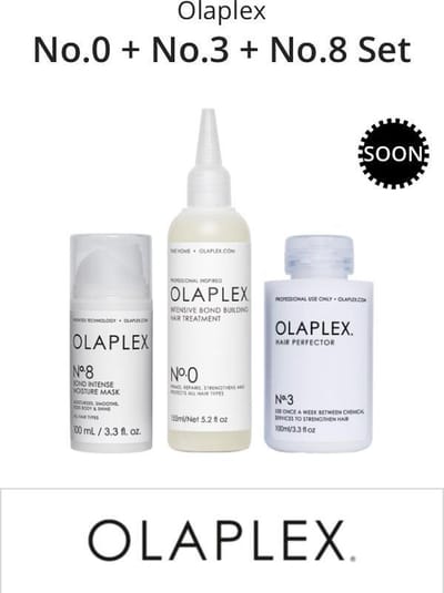 Olaplex No.0 + No.3 + No.8 Set