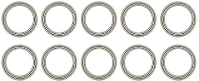 Set van 10 stuks 6703ZZ dunne grondkogellagers met dubbele afdichting, hoogwaardig staal, 17x23x4mm, ideaal voor machines en voertuigen