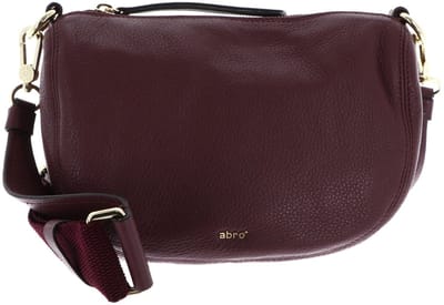 abro schoudertas Leather Dalia Crossbody Bag Mina Bordeaux (rood)paars