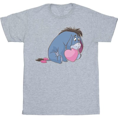Disney Dames/Dames Winnie The Pooh Eeyore Mond Katoenen Vriendje T-shirt (Sportgrijs)