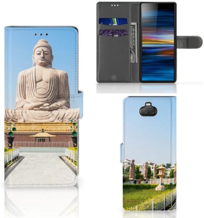 Sony Xperia 10 Flip Cover Boeddha