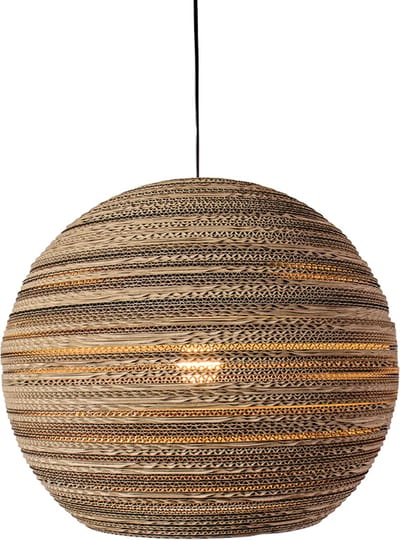 Kartonnen caen lamp - Diameter 50 cm | E27 - Kartent