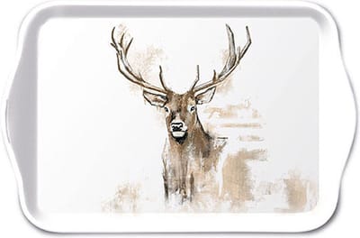 Ambiente Tray melamine 13x21cm Antlers