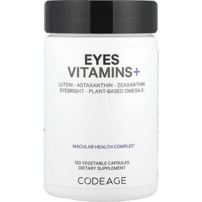Vitamine+ pour la santé des yeux, Capsules végétales 120