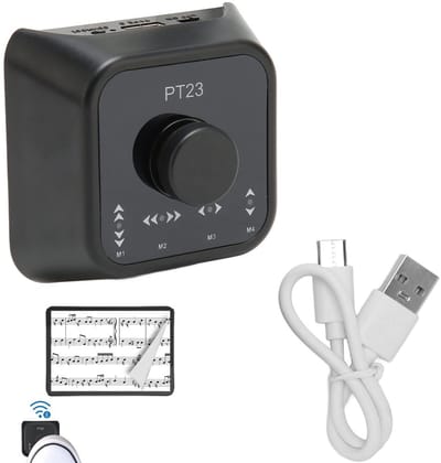 Page-Turner Pedaal - Page-Turner - USB Oplaadbaar Draadloos - Voetpedaal - Draadloze Muziek Pagina Omslaander - Bladmuziek Page Turner Voetpedaal - Bluetooth 5.3 - 230 mah oplaadbare batterij - Voor Tablet Telefoons, Bluetooth Pedaal Page Turner