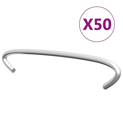 vidaXL - Gabionhaken - 50 - st - 10 - cm - gegalvaniseerd - staal
