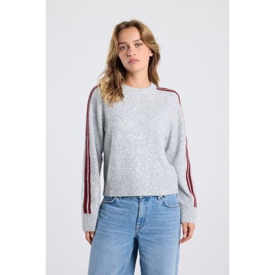 America Today Kira Light Blue Maat: XS | Sweaters Outlet | Dames | Grijs
