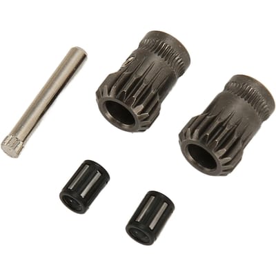 3D Printer Extruder Tandwiel Gehard Staal RNC Nano Coating Hoge Hardheid Dubbel Aandrijving Tandwiel Wiel As black