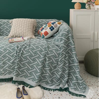 Effen kleur Bankovertrek Bankdeken Zandhanddoek Scandinavische Eenvoudige Bankovertrek Internet Beroemdheid Vrije Tijd Deken Picknickdeken 90x90cm
