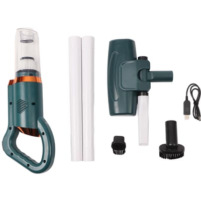 Aspirateur sans fil Aspirateur balai léger avec forte aspiration 8500PA Bac à poussière 500ml Aspirateur à main vert