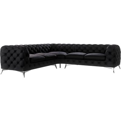 4-zitshoekbank Nora velvet | Ropez